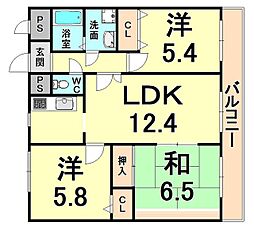 ユーロメゾン伊丹 4階