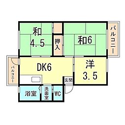 間取図画像 3DK