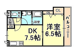 間取図画像 1DK