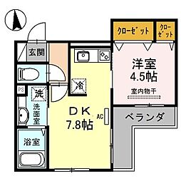 間取図画像 1DK