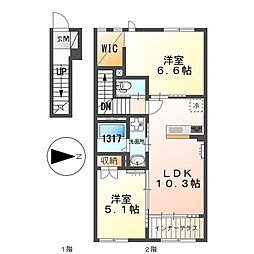 サクラーレ長坂 2階/203