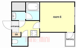 間取図画像 ワンルーム
