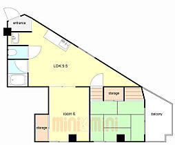 エイワンコート歌島 3階