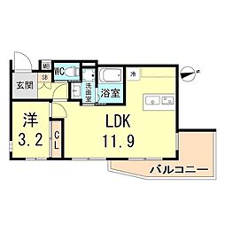 間取図画像 1LDK