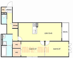 アイメゾン ドゥ シトラス 2階