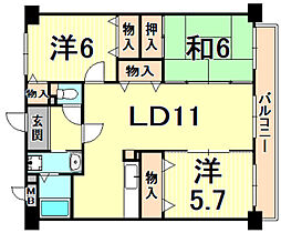 間取図画像 3LDK