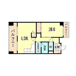 間取図画像 1LDK