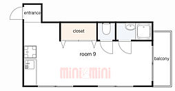 間取図画像 ワンルーム