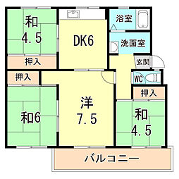 間取図画像 4DK