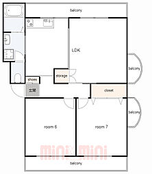 芦屋東山プリンス 2階