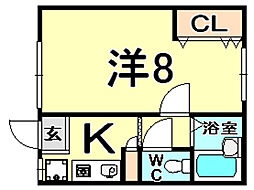 シャトー北大物 3階