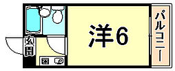 ルネッサンスクレージュ佃 6階/6I