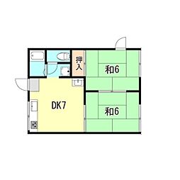 ハイツ野々上 2階/201