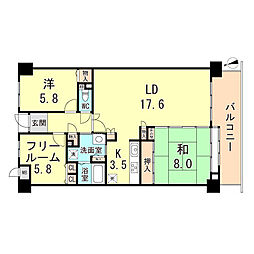 ルイシャトレ須磨名谷 8階