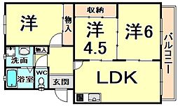 ティアラ武庫川パート2 2階