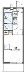 レオパレスアルカイック 1Kの間取図画像