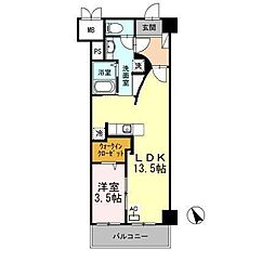 ＣＯＣＯ ＭＡＲＩＮＩ 4階/406