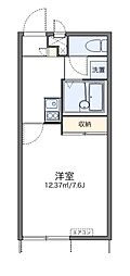 レオパレスメゾンマドレーヌ 1Kの間取図画像