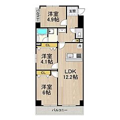 物件の間取り