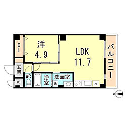 ダイワール立花 4階/408