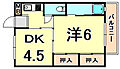 ビレッジハウス鴻池4号棟3階4.8万円