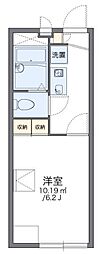 レオパレスさくらEast 1Kの間取図画像
