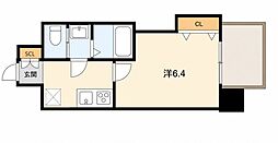サムティ大阪シティウエスト 1Kの間取図画像