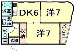 エクセイト武庫之荘 2階/202