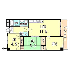 物件の間取り