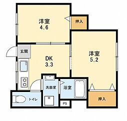 弘マンション 2階/202