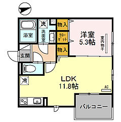 物件の間取り