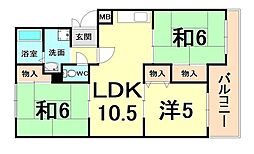サニーハイツ高台 B棟 3階/302