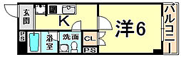 ネクステージ塚口5番館 1Kの間取図画像