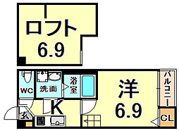 グランシエール武庫川 2階