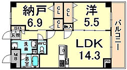 メゾン西の口公園 4階/402