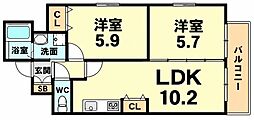 パークフラッツ尼崎 7階