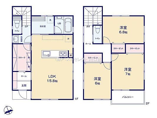 間取り 川口市大字安行原　戸建未使用