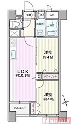 サーラ川口128 2LDKの間取図画像