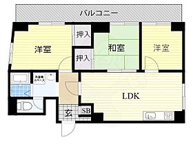 メディカル堂ヶ芝  ｜ 大阪府大阪市天王寺区堂ケ芝１丁目（賃貸マンション2LDK・4階・76.00㎡） その2