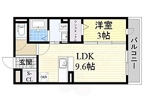 パライソ  ｜ 大阪府大阪市阿倍野区長池町3番16号（賃貸アパート1LDK・3階・33.39㎡） その2