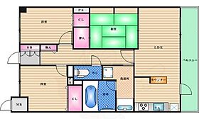 ニューシティーアパートメンツ上町台  ｜ 大阪府大阪市天王寺区生玉町（賃貸マンション3LDK・13階・74.90㎡） その2