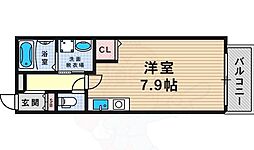 アキュラメゾン 1Kの間取図画像