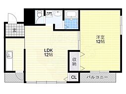 ヤマグチマンション 1LDKの間取図画像