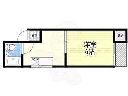 マンションMK・2 ワンルームの間取図画像