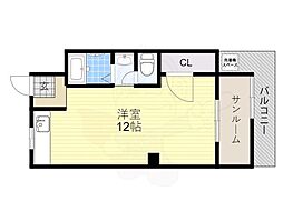 ハイム・マルシェ ワンルームの間取図画像