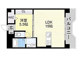 Ulysisenfamille 1LDKの間取図画像