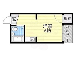 マンションMK・2 1Kの間取図画像