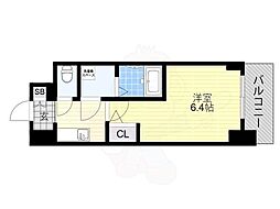 大阪市生野区巽西4丁目マンション 1Kの間取図画像