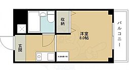 G・HOUSE ワンルームの間取図画像