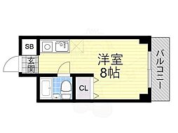 G・HOUSE ワンルームの間取図画像